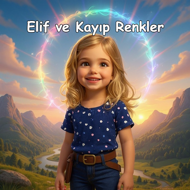 Elif ve Kayıp Renkler - Hikaye Görseli