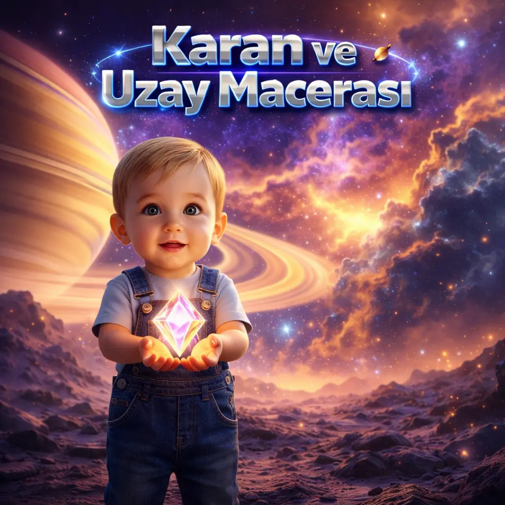 Uzay Macerası - Kişiselleştirilmiş çocuk hikaye kitabı